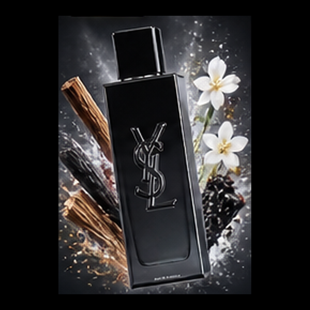 YSL MYSLF Eau de Parfum floating 3D